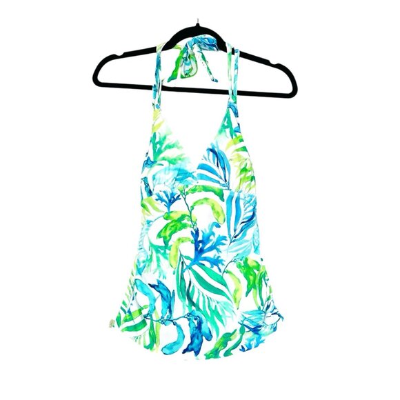 Tommy Bahama Island Cays Seafronds Reversible Tankini Top - Picture 2 of 9